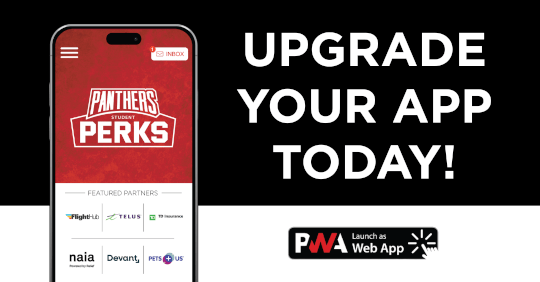 Hey Panthers! Upgrade Your App